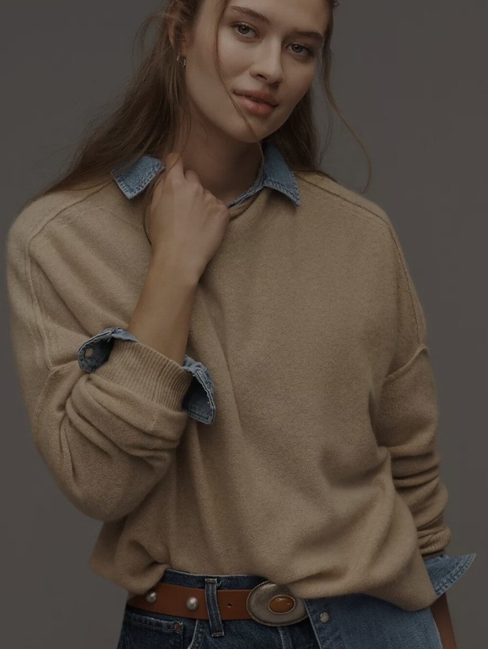 Anthropologie Pilcro Alana 100% cashmere sweater Size XL NEW with tags